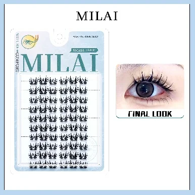 MILAI C05 bulu mata cluster Volume 10–12 mm